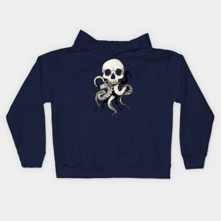 Kraken skull Kids Hoodie